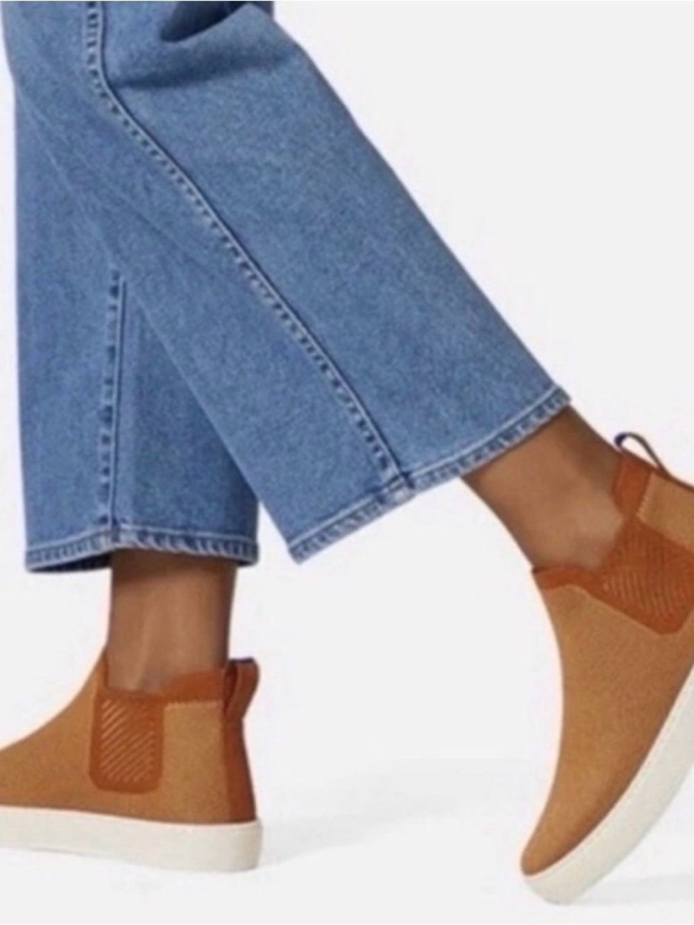 Rothy's Copper Knit Chelsea Sneaker Booties